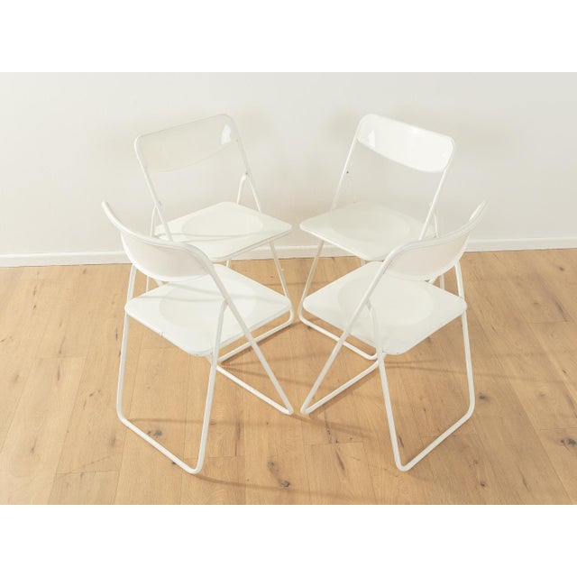 Folding Chairs by Niels Gammelgaard for Ikea, Set of 4 For Sale - Image 12 of 12