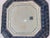 Antique Japanese Blue and White Octagonal Plate With Iris Motif For Sale - Image 12 of 14
