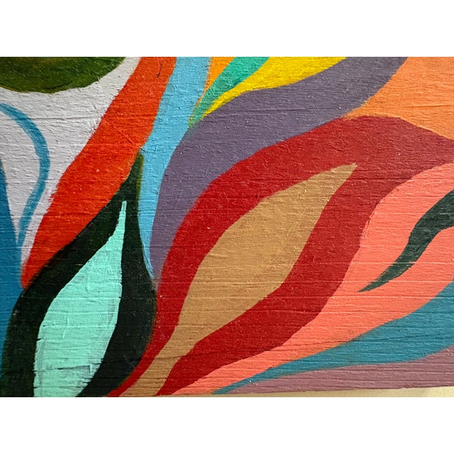 An abstract painting that feels like a Chris Johanson.