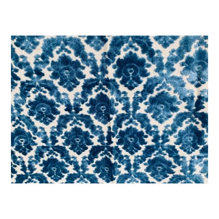 Vintage Italian Cut Velvet Fabric For Sale