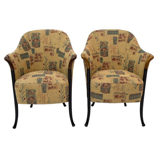 Italian Progetti Chairs from Giorgetti, 1980s, Set of 2 For Sale - Image 10 of 10