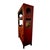 Wood Antique Chinese Red Lacquer Scholar Cabinet With Carved Fretwork, 75.5", Late Qin G / Early Republic For Sale - Image 7 of 18