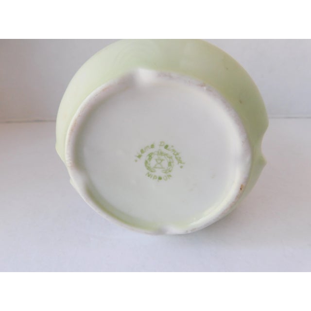 Ceramic Antique c.1890 Hand-Painted Porcelain Nippon Shaving Mug For Sale - Image 7 of 10