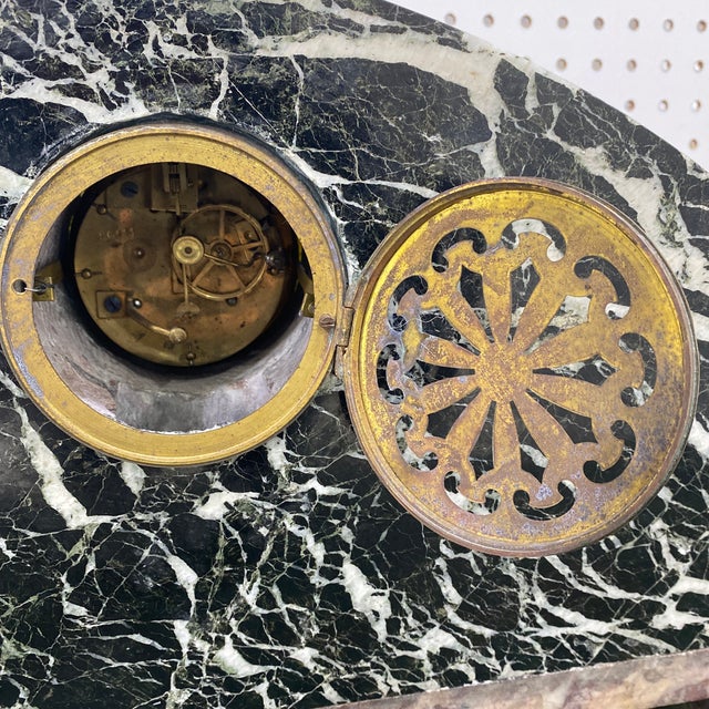 1920s French Art Deco French Mantle Clock For Sale - Image 12 of 12