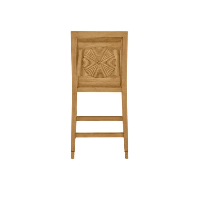 Currey & Company Santos Sea Sand Side Chair, Liller Malt For Sale - Image 9 of 9