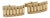 Late 20th Century 19125 - Fancy Long Link 14k Yellow Gold Cufflinks, 2 Pieces For Sale