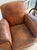 Pair of Two Vintage Oversized French Leather Club Chairs For Sale - Image 18 of 18