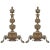 Bronze & Wrought Iron Figural Andirons - A Pair For Sale - Image 9 of 9