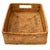 Boho Chic Artifacts Rattan Rectangular Storage Basket with Rounded Corners in Honey Brown - 14" For Sale - Image 3 of 7