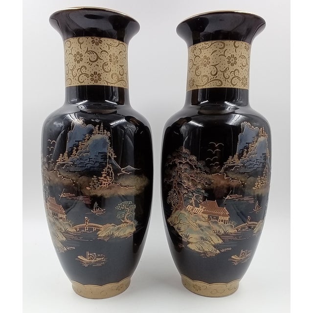 Vintage Porcelain Vases Made in Japan A Pair Chairish