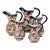 Victorian Imari Style Ironstone Pitchers, Set of 5 For Sale