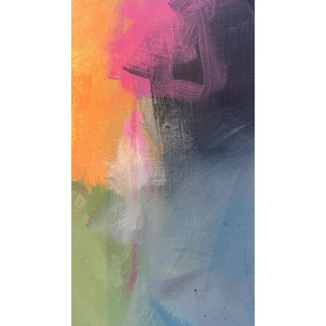 2020s 'Dreams in Bloom #3" Original Abstract in Gold Frame For Sale - Image 5 of 6