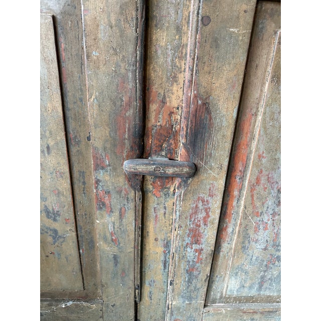 Late 19th Century Antique Wooden Cupboard Pie Safe For Sale - Image 5 of 10