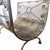 An antiqued silver finish is one of the features that makes this metal industrial-style designed firewood log holder...