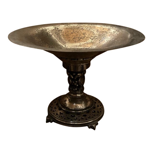 1920s Art Deco Oscar Bach Bronze Tazza For Sale