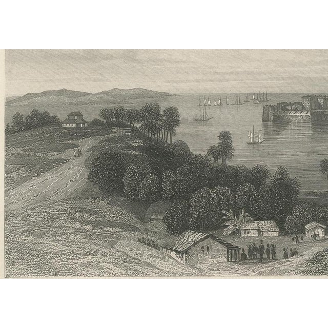 19th Century Bombay Harbor and Fort from the Hills, 1859, Paper For Sale - Image 5 of 9