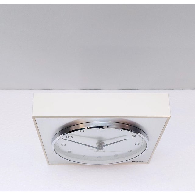 Vintage Electronic Wall Clock from Bosch, Germany, 1970s For Sale - Image 4 of 9