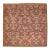 Zabihi Collection Antique Persian Heriz Square Rug - 4'10" x 5'4" For Sale