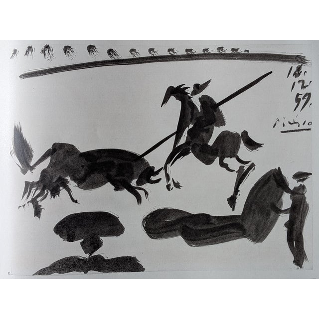 Pablo Picasso, Corrida Scene, Photogravure, 1961 For Sale