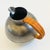 Mid Century Pewter Pitcher With Wicker Wrapped Handle by w.s. Co., Usa For Sale - Image 4 of 11