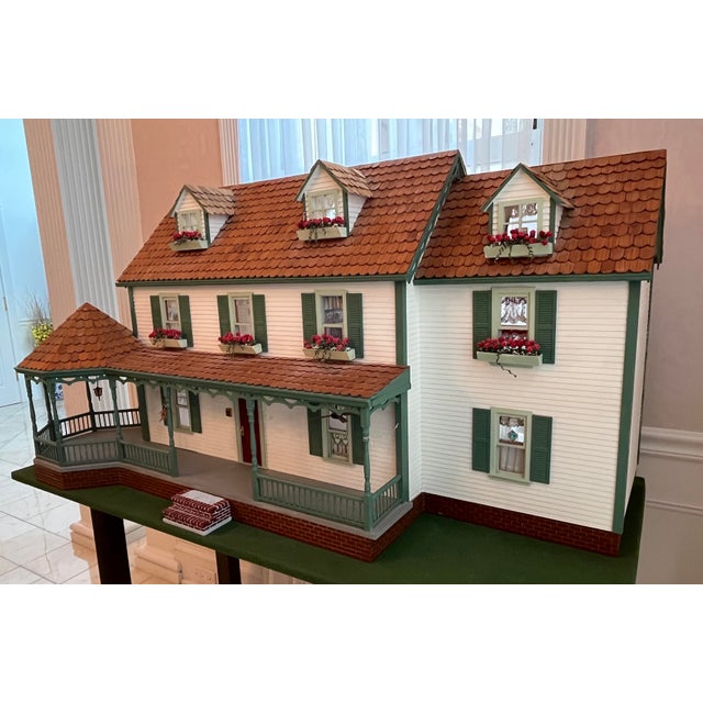 Vintage Handcrafted Artisan Dollhouse For Sale In Tampa - Image 6 of 18