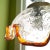 Orange Large Italian Modern Murano Glass Retractable Hanging Lamp, 1960s For Sale - Image 8 of 11