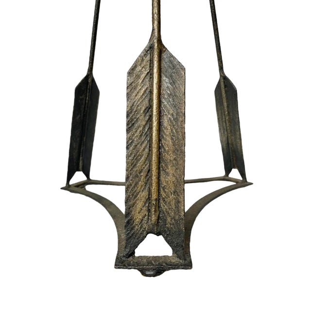 Mid 20th Century Regency Style Wrought Iron Jardiniere For Sale - Image 4 of 5