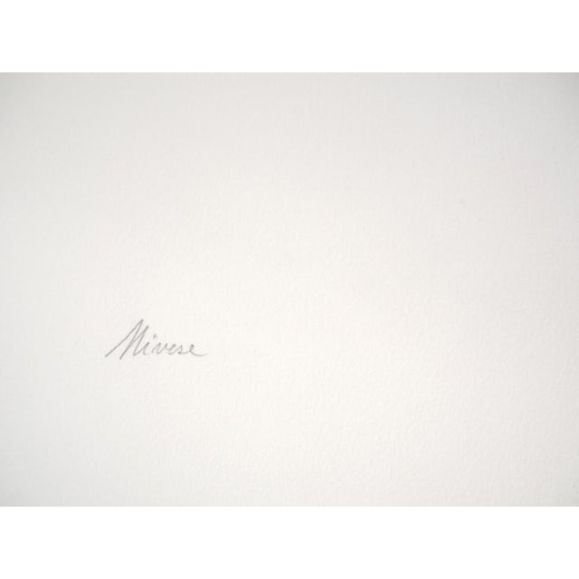 NIVESE (Oscari NIVES) Optical game Large original silkscreen Signed in pencil by the artist Numbered / 50 (the number in...