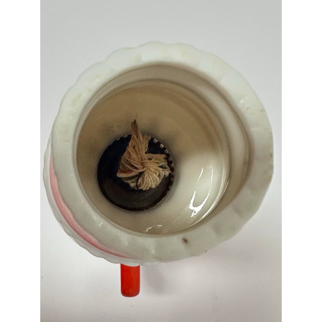 Vintage 1960s/1970s Ceramic Striped Oil Lantern For Sale In Orlando - Image 6 of 7