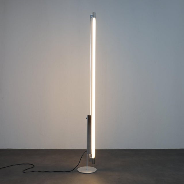 Metal Postmodern Trapez Floor Lamp by Erwin Egli for Ribag, Switzerland, 1995 For Sale - Image 7 of 7