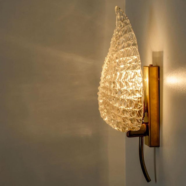 Large Wall Sconces in the style of Barovier & Toso, Italy, 1960s, Set of 2 For Sale - Image 14 of 18