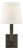Chapman & Myers for Visual Comfort Signature Square Tube Single Sconce in Bronze with Linen Shade For Sale