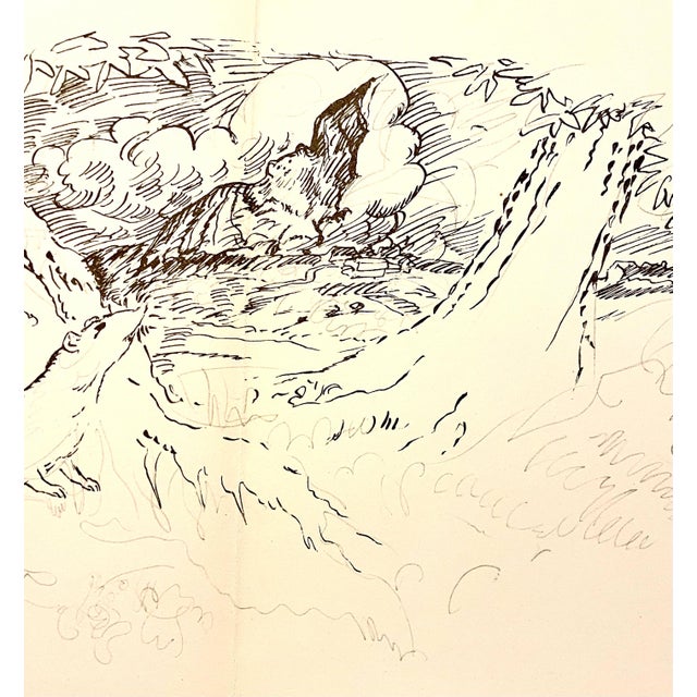 Mid 20th Century Pierre Bonnard ltd edition Lithograph Printed at Mourlot Paris 1958 Double Page, 1958 For Sale - Image 5 of 6