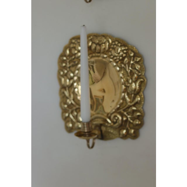 Mid-Century Modern Swedish Brass Sconces, Set of 2 For Sale - Image 4 of 18