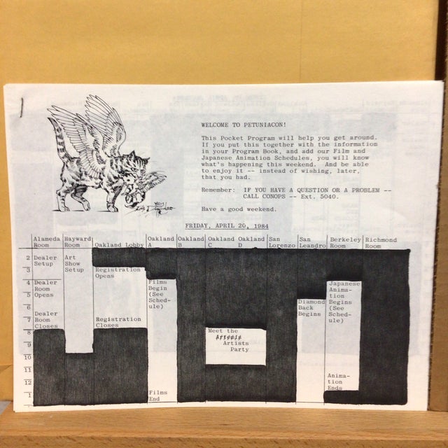 Petunia Con 1984 Cerebus Convention Art Print, Signed by Creator Dave Sim For Sale - Image 10 of 10