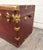 Early 20th Century Vintage Luce Trunk Company Kansas City Flat Top Steamer Trunk For Sale - Image 5 of 18