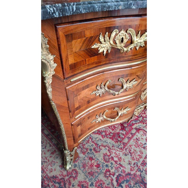 18th Century Antique Louis XV Chest of Drawers, 1790 For Sale - Image 5 of 13