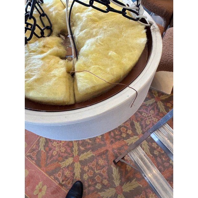 Orbit Drum Flush Mount Ceiling Light For Sale - Image 11 of 11