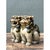 Vintage Ceramic Foo Dog Statues - Pair For Sale - Image 11 of 12