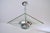 Metal Art Deco Ceiling Lamp with Thick Glass Plate, 1930s For Sale - Image 7 of 12