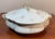 Antique 1890’s Haviland & Co. France scalloped edge serving bowl with lid. Features a delicate pink rose of Sharon pattern...