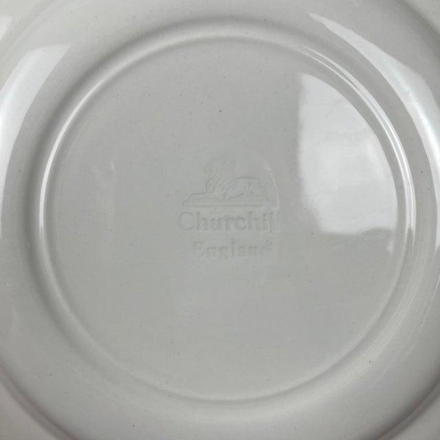 1970s Vintage Dessert Plates from Churchill England, 1970, Set of 6 For Sale - Image 5 of 10