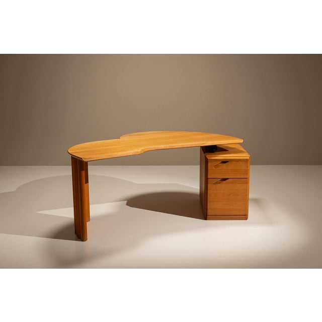 1980s Adjustable Desk in Beech from Seltz, France, 1980s For Sale - Image 5 of 18