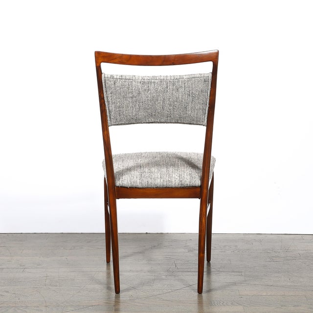 Set of 4 Paul McCobb Mid-Century Sculptural Walnut Dining Chairs by Directional For Sale - Image 14 of 15