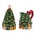 Spode Christmas Tree Figural Sugar and Creamer Set For Sale