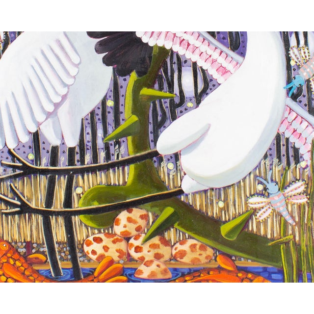Contemporary 2019 “Wanna Dance” Oil on Canvas Painting by Karen Holtzclaw For Sale - Image 3 of 8