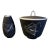 1950s Thomas Germany Rosenthal Papageno Fish Mouth Vase and Lidded Dish by Raymond Loewy - 2 Piece Set For Sale
