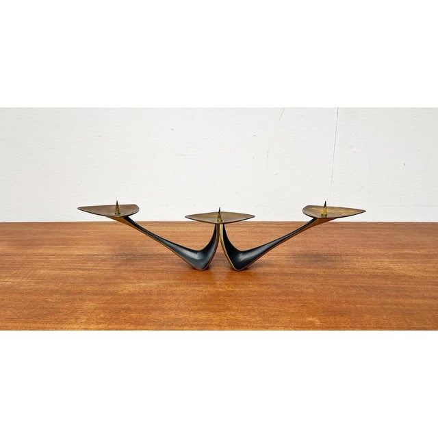 Mid-Century German Metal Candleholder by Klaus Ullrich for Faber & Schumacher, 1950s For Sale - Image 13 of 18