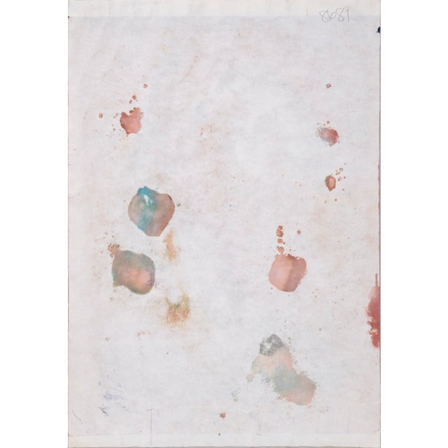 Paper Abstract Expressionist Self Portrait in in Acrylic and Pastel on Paper by Ricardo De Silva For Sale - Image 7 of 9