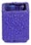 West German Blue Fat Lava Cube Vase by Silberdistel For Sale